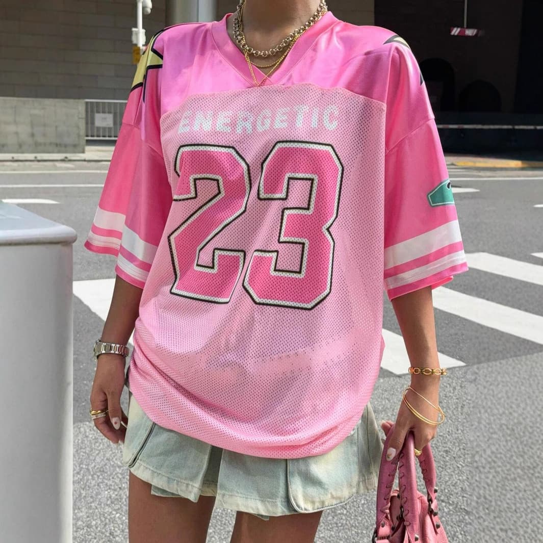 Women's Clothing New Autumn Fashion Loose Casual Street Girl Sports Tops Jerseys