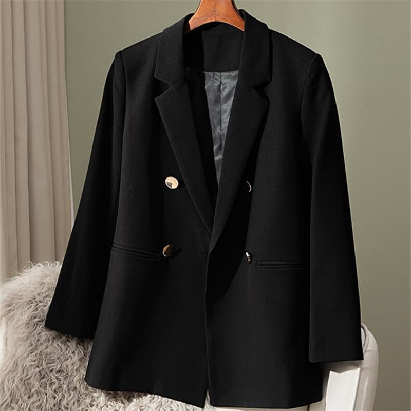 Candy Green Women's Blazer Jacket - Trendy Korean Style Casual Office Wear With Notch Lapel & Pockets (S-3XL)