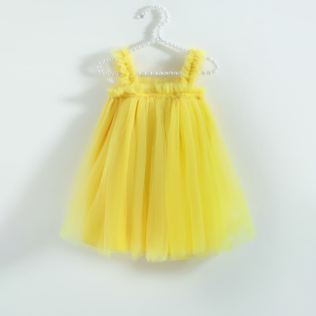 Kids’ Clothing Girls Suspender Mesh Skirt Dress Princess Skirt Tutu Skirt