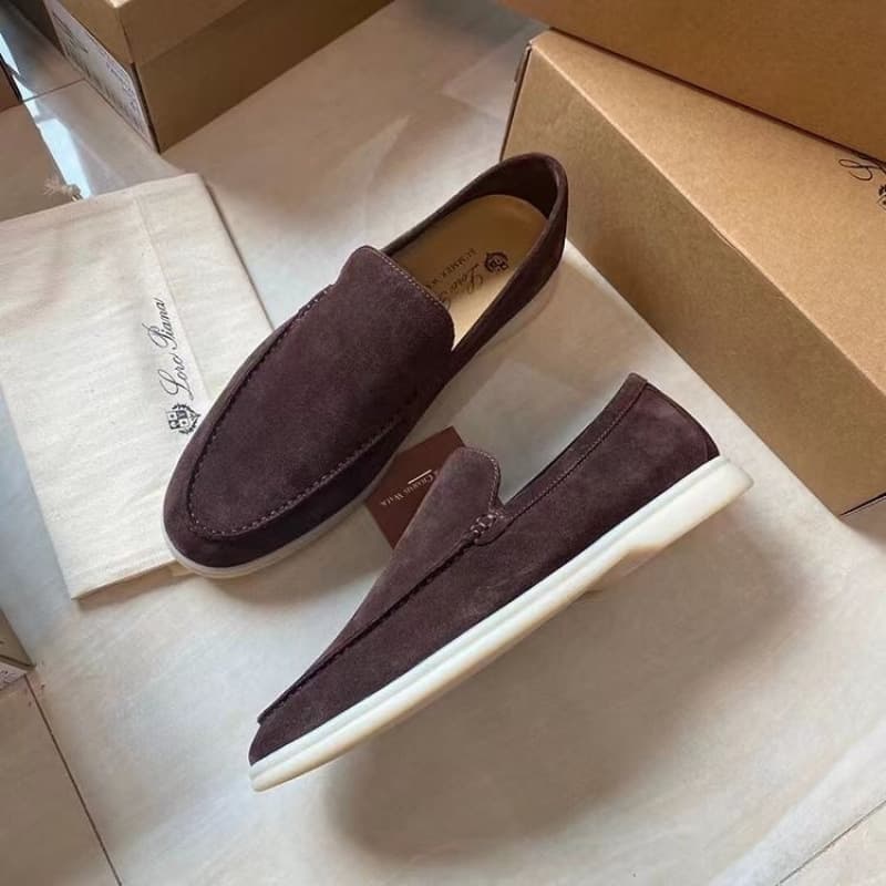 Chaussures plates décontractées pour hommes, mocassins confortables à enfiler pour l'été