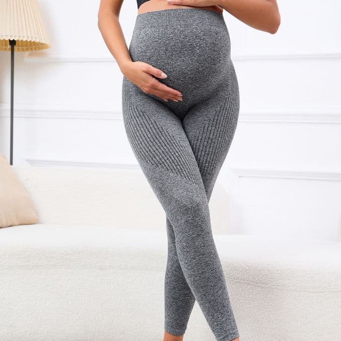 Family matching pregnancy pants for pregnant women three-dimensional belly support high waist wrap high elastic skin-friendly soft slim tight WSSL