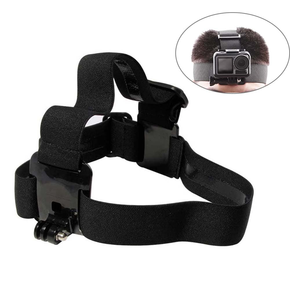 Drivedirect Adjustable Underwater Cycling Sport Camera Mount Head Strap for DJI OSMO ACTION