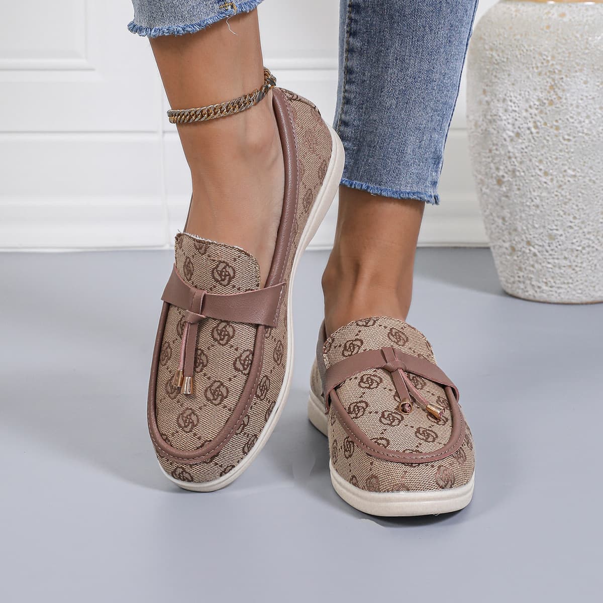 Women’s Shoes Loafer Shoes Large Size Small Style Slip On Shoes