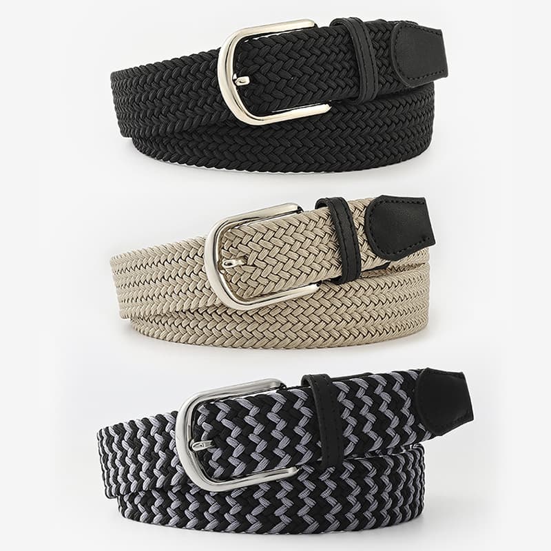 Strictly select high-end high-quality elastic knitted men's women's universal waistband, fashionable and casual needle