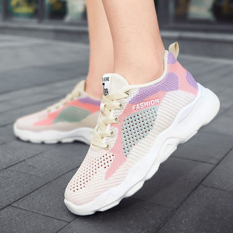 Unisex Cushioned Sneakers - Couple Shoes For Outdoor & Gym - Lightweight Comfortable Walking Shoes (Men & Women Sizes 36-44)