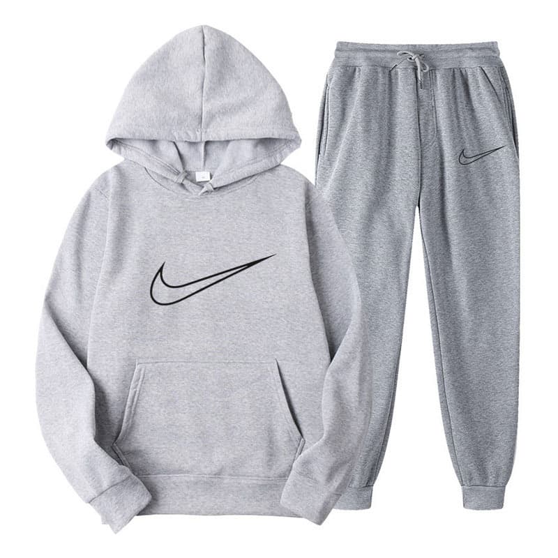 Ensemble de vêtements de sport pour étudiants d'automne 2024, sweat-shirt à capuche ample et à la mode, pantalon de survêtement, ensemble deux p