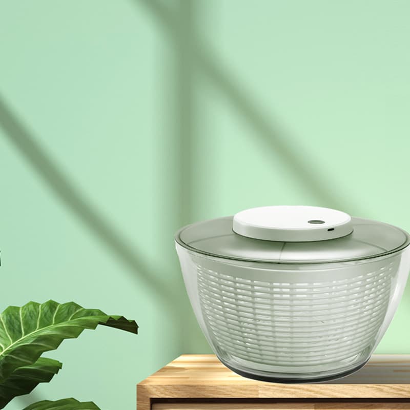 Other Kitchen Specialty Tools Electric Household Salad Dehydrator Fruit And Vegetable Spinner Dryer Drain Basket