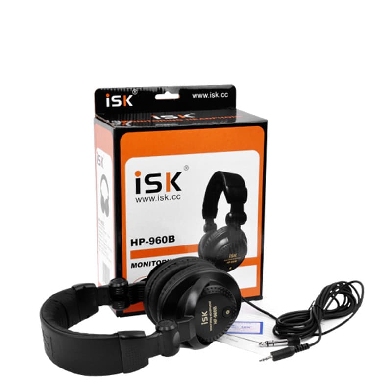 ISK HP-960B Computer Head-Mounted Headset Wired Professional DJ Monitor HiFi Network Karaoke YY Anchor 3 M