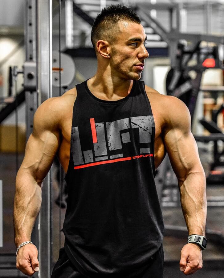 Men's Clothing Print Fitness Vest Cotton Vest
