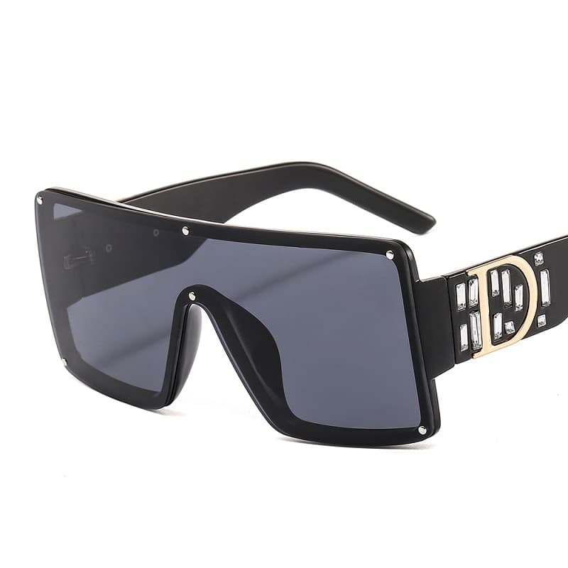New Fashion Square Sunglasses Men Women Shield Goggle Gradients Lens D Frame Brand Designer Sun Glasses UV400