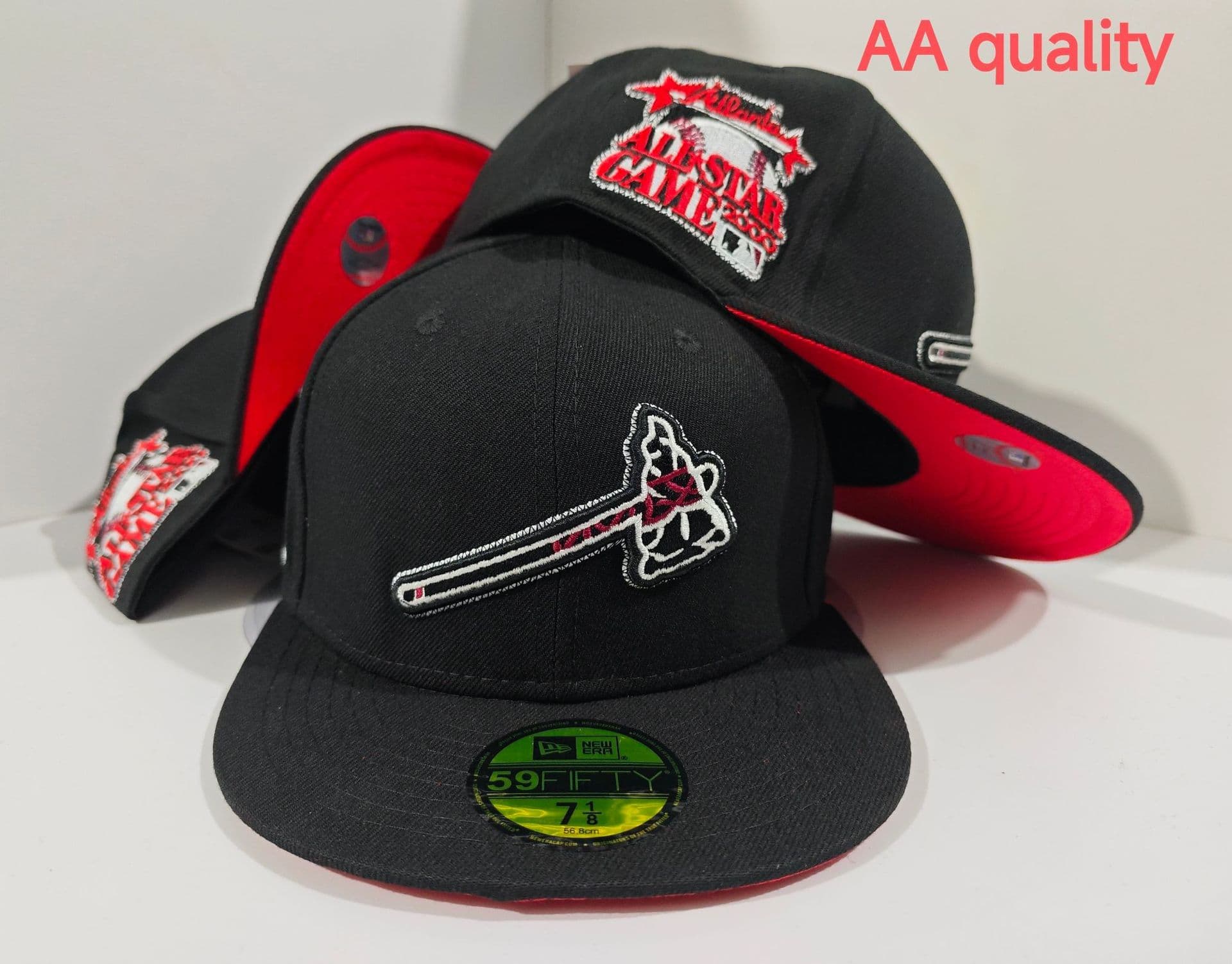 Casquette de baseball tendance 2025, modèle AA, taille unique, visière plate, idéale pour les équipes de commerce extérieur transfrontalier.