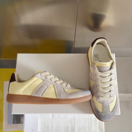 Chaussures d'entraînement d'été unisexes à bout rond plat, pointure 25, style allemand, baskets de sport décontractées et polyvalentes, parfait