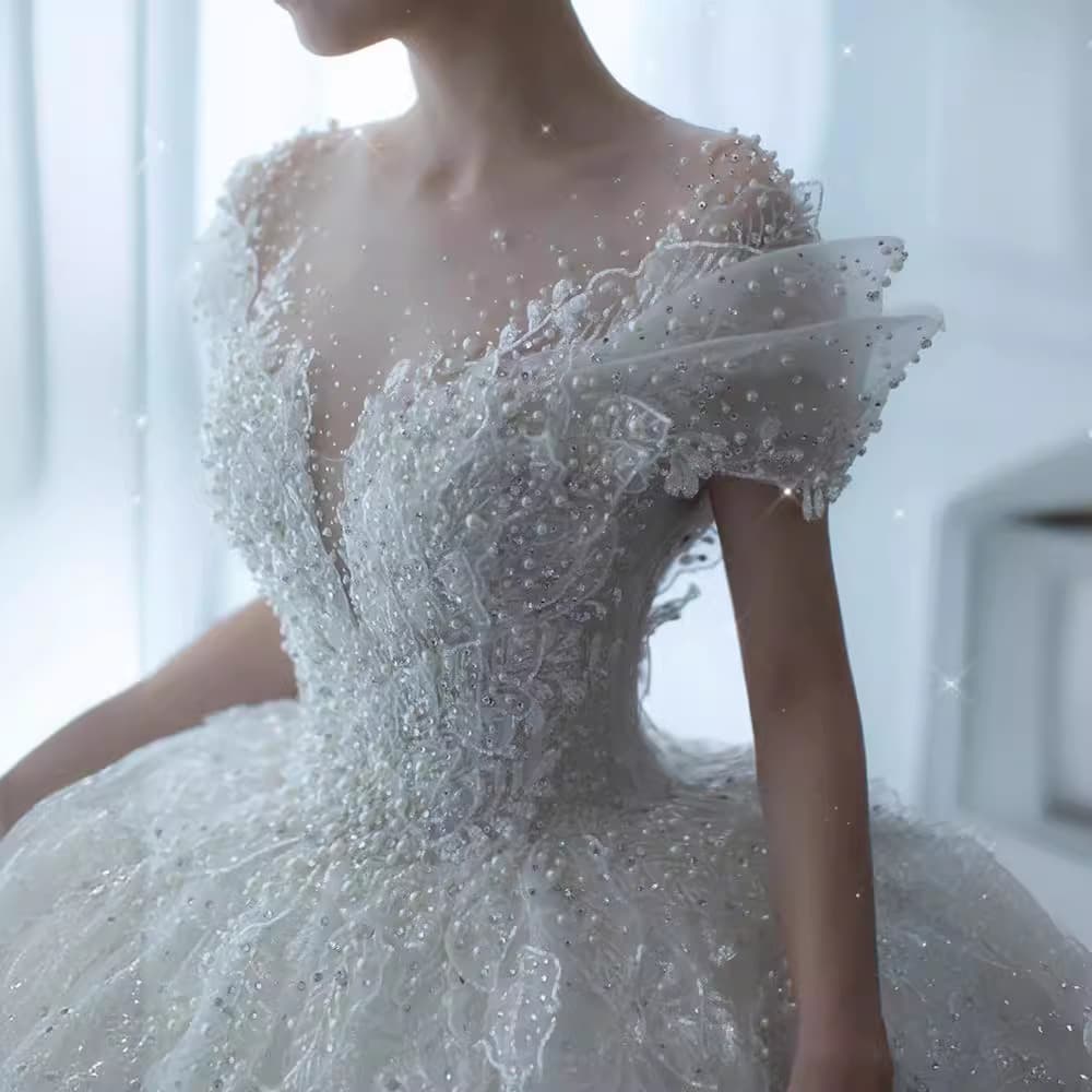 Women's Clothing New Style Bride Princess Small Pregnant Woman Tail High Quality Luxury