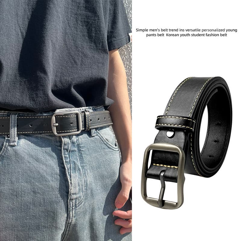 New Style Men's Belt Trend Women's Belt Design Niche Young People With Shirt Dress Jeans Belt