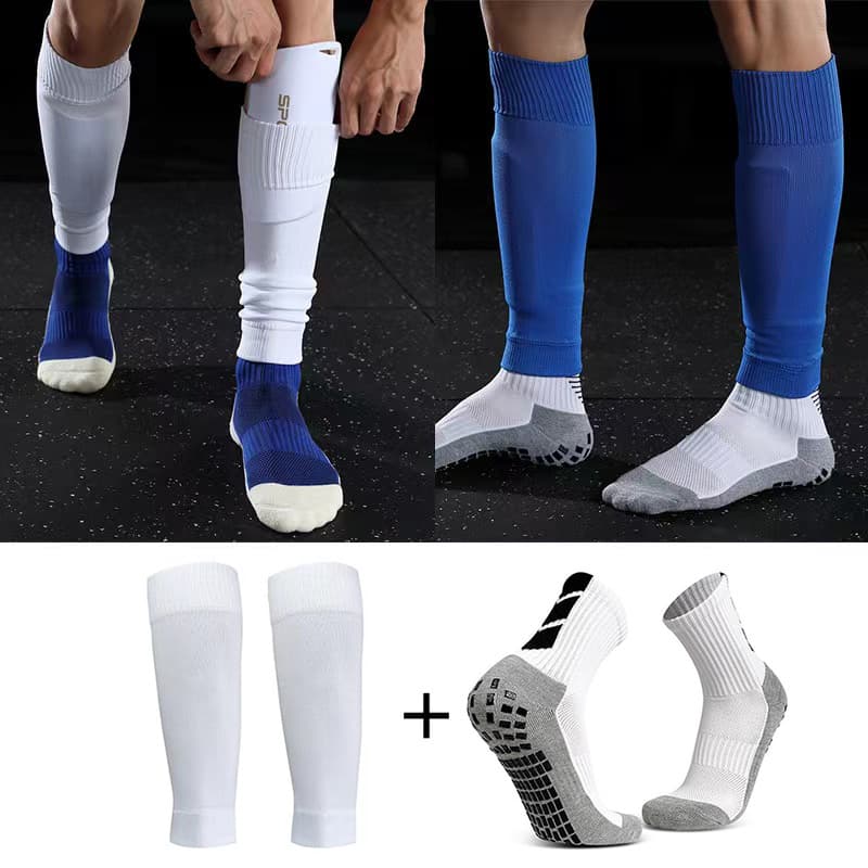 Men's football socks mid tube non slip combat training towel bottom long socks professional sports pressure socks