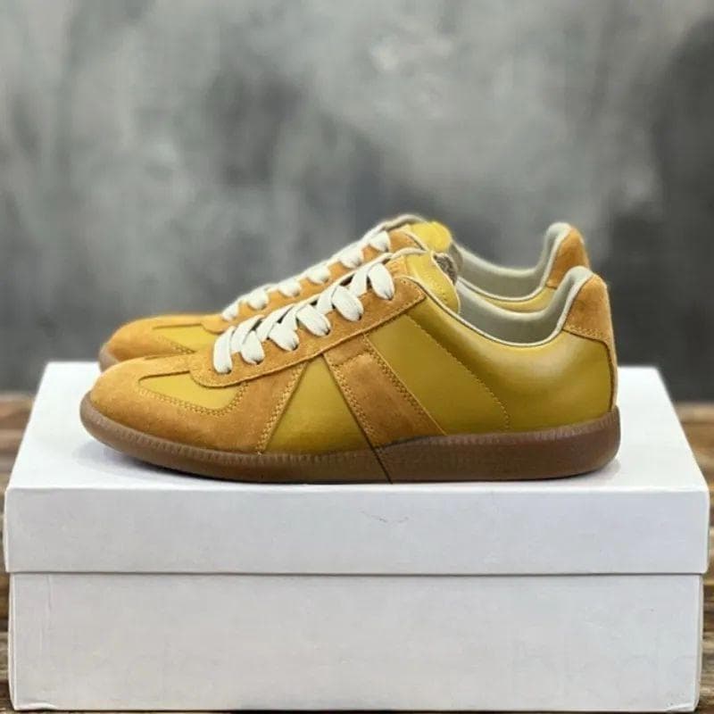 Chaussures d'entraînement originales à lacets de style Margiela, baskets blanches confortables et polyvalentes pour hommes et femmes