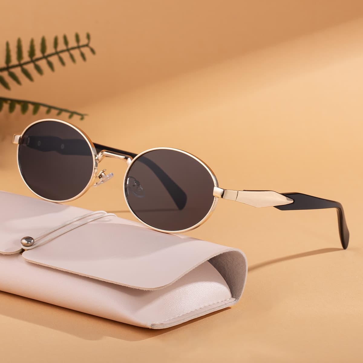 New Sunglasses For Women Fashion Oval Frame High End Sunglasses Driving Sun Protection Glasses For Men