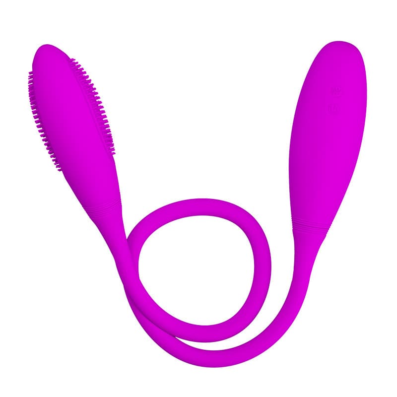 Double Head Vibrating Female Masturbator Sex Jump Egg G Spot Double Head Jump Egg USB Adult Toy