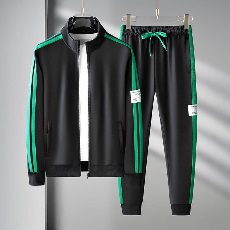 Casual Sports Two-piece Men's Sweater Pants Trendy Teen Cardigan Fashion Suit
