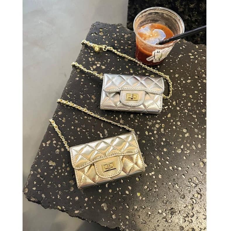 Style Mini For Women 2024 New Versatile Lipstick Coin Purse High-end Single Shoulder Crossbody Chain Bag