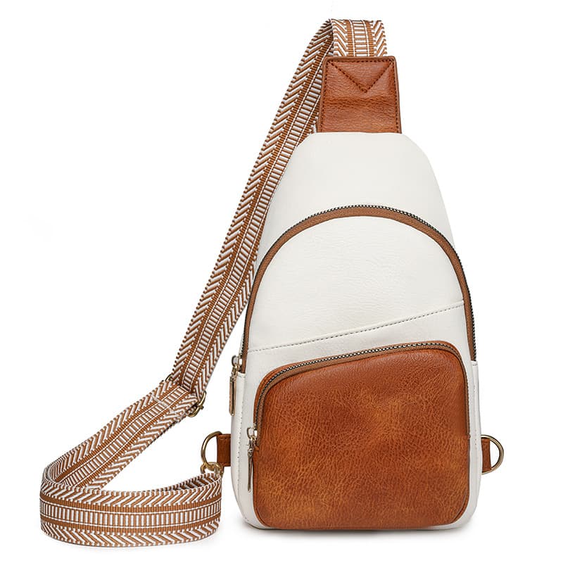 2024 New Korean Edition Versatile Fashion Single Cross Shoulder Backpack Casual Chest Women's Small Bag