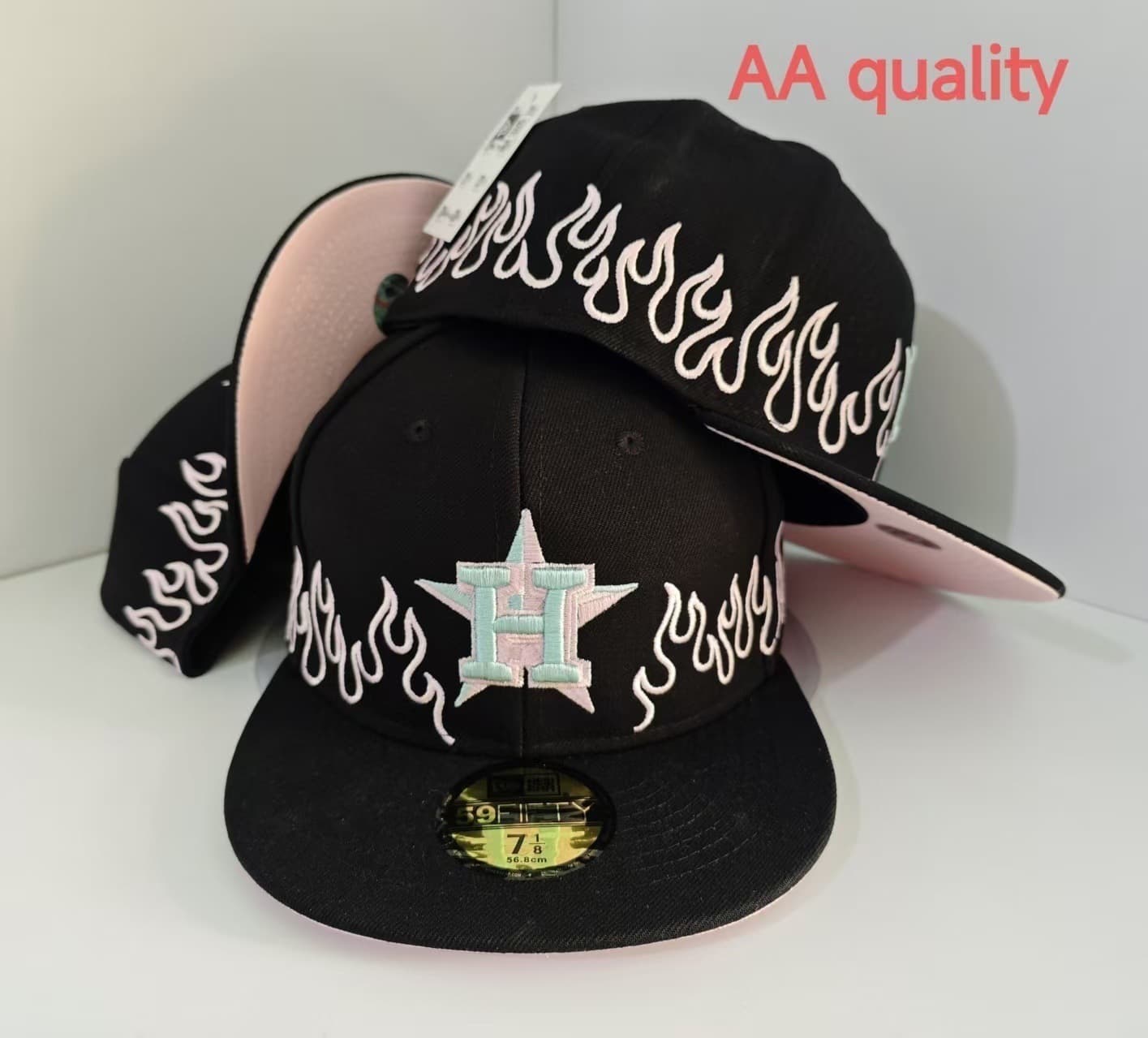 Casquette de baseball tendance 2025, modèle AA, taille unique, visière plate, idéale pour les équipes de commerce extérieur transfrontalier.