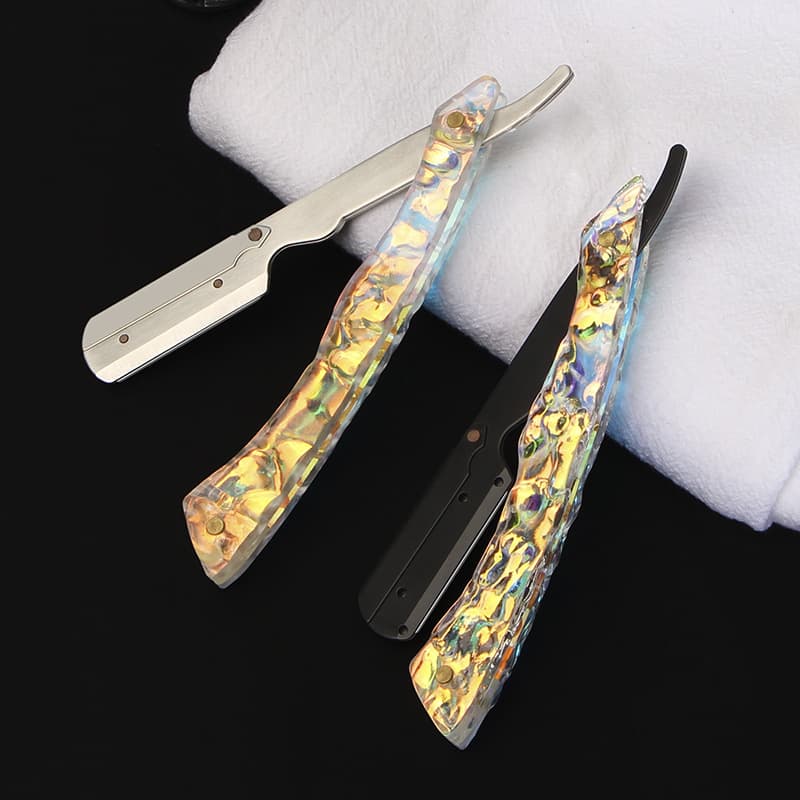 Colorful Gradient Razor Hair Styling Shaving Sharpener Men's Manual Razor Razor