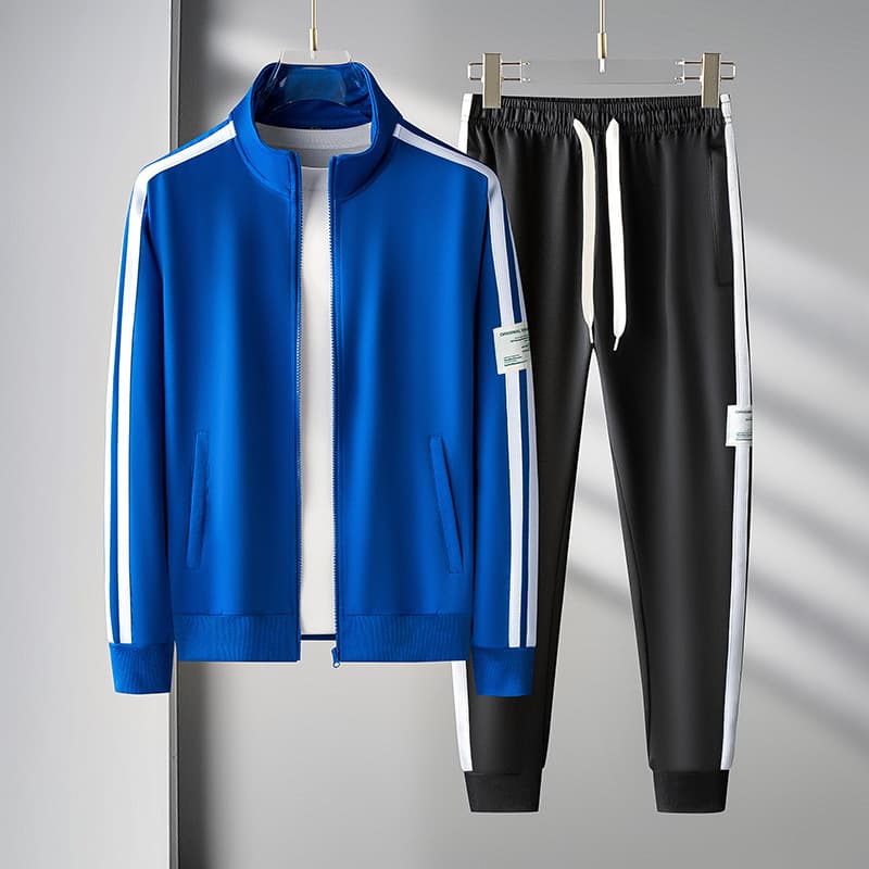 Vêtements pour hommes Pull de sport décontracté pour hommes Pantalon cardigan à fermeture éclair Ensemble deux pièces Nouveau produit