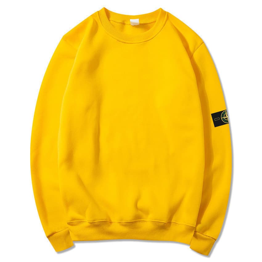 Sweat à capuche unisexe printemps-automne, couleur unie, style hip-hop, style île, coupe ample, col rond, sweat à capuche