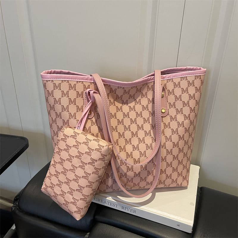 Textured 2026 Summer New Commuting Fashion Large Capacity Casual Handheld Shoulder Tote Bag For Women