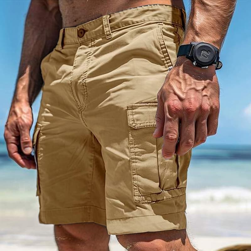 Men's Clothing Workwear Casual Shorts, Loose Fitting Trendy Five Point Shorts