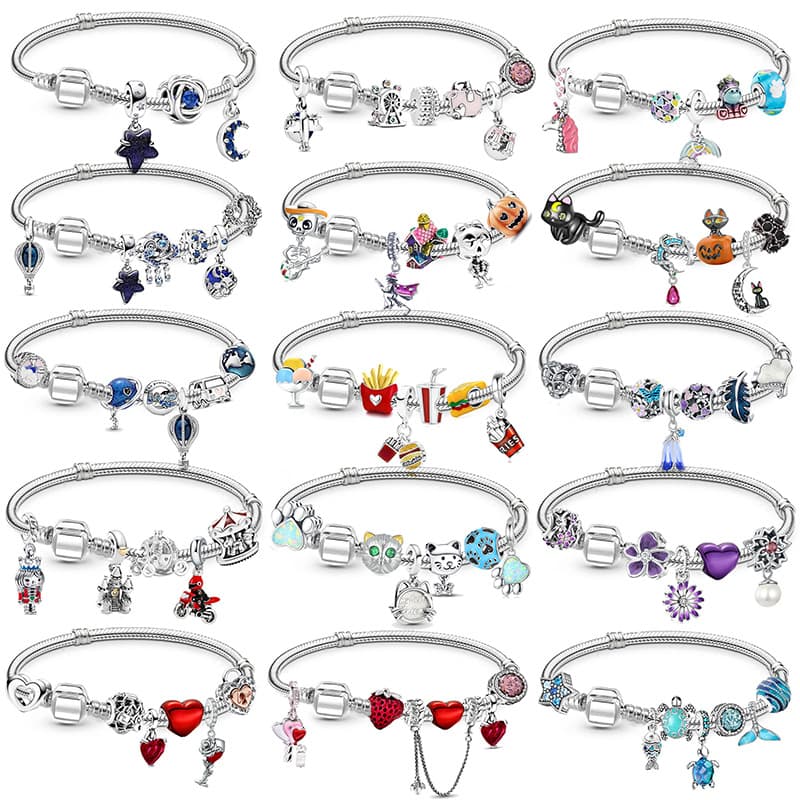 Pandora's New Crystal Bracelet Women, Korean Version, Simple Elegant, Fashionable Versatile Accessory, Gift For Children