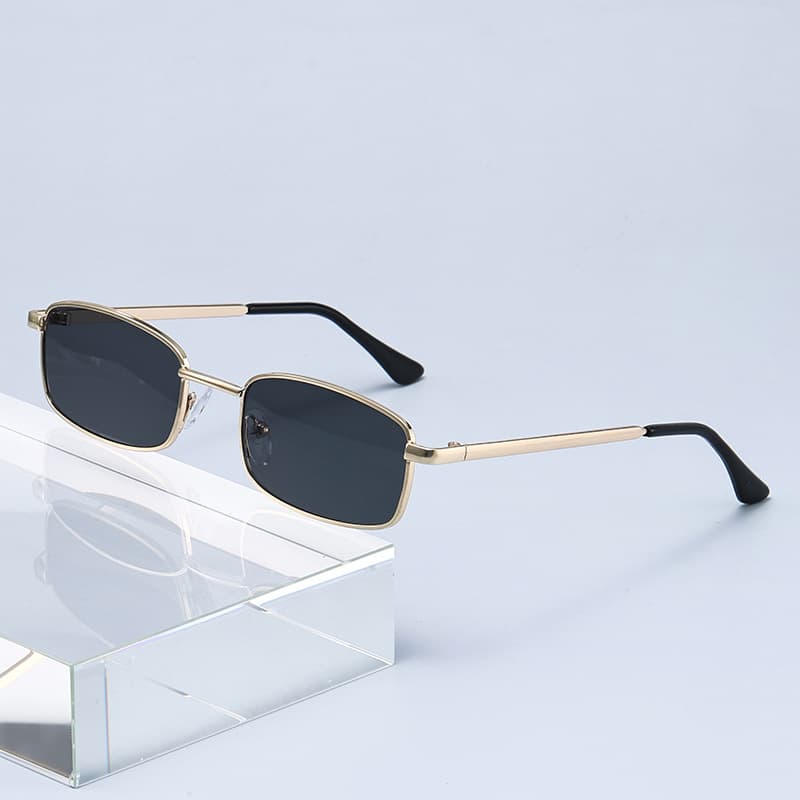 Fashion Metal Retro Small Frame 2024 New European And American Trendy High-end Sunglasses For Women