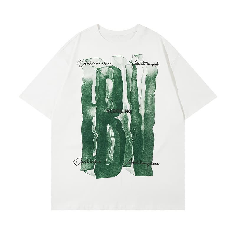 men's Clothing Tangmu Chaoren Summer New Hip-hop Trend Street Popular Letter Pattern Men's T-shirt