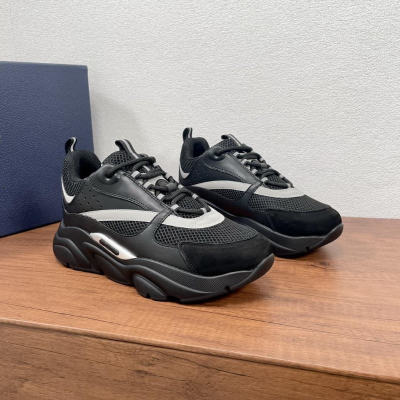 Chaussures de course B22 neuves en maille, basses, semelle épaisse, tendance, décontractées, amortissantes, résistantes à l'usure, pour l'extér