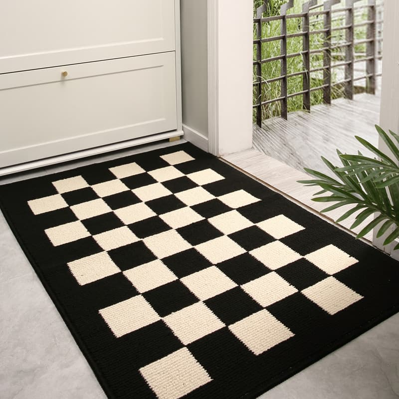 Home Entrance Door Mat Household Entrance Porch Dust Removal Wear Resistant Door Mat Simple Water Absorbing Non Slip Carpet
