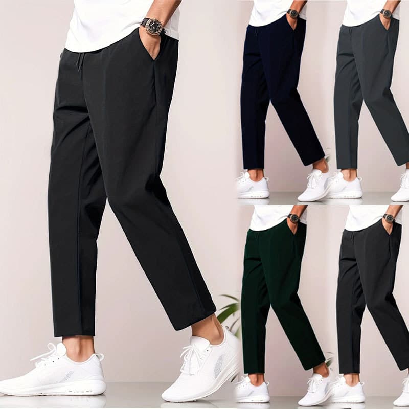 Men's Clothing Autumn Casual Slim Fit Nine Point Pants