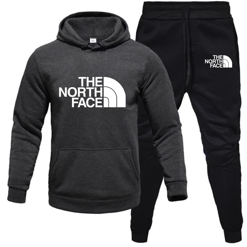 Ensemble sweat-shirt à capuche et pantalon de jogging pour homme, collection printemps-automne 2024.