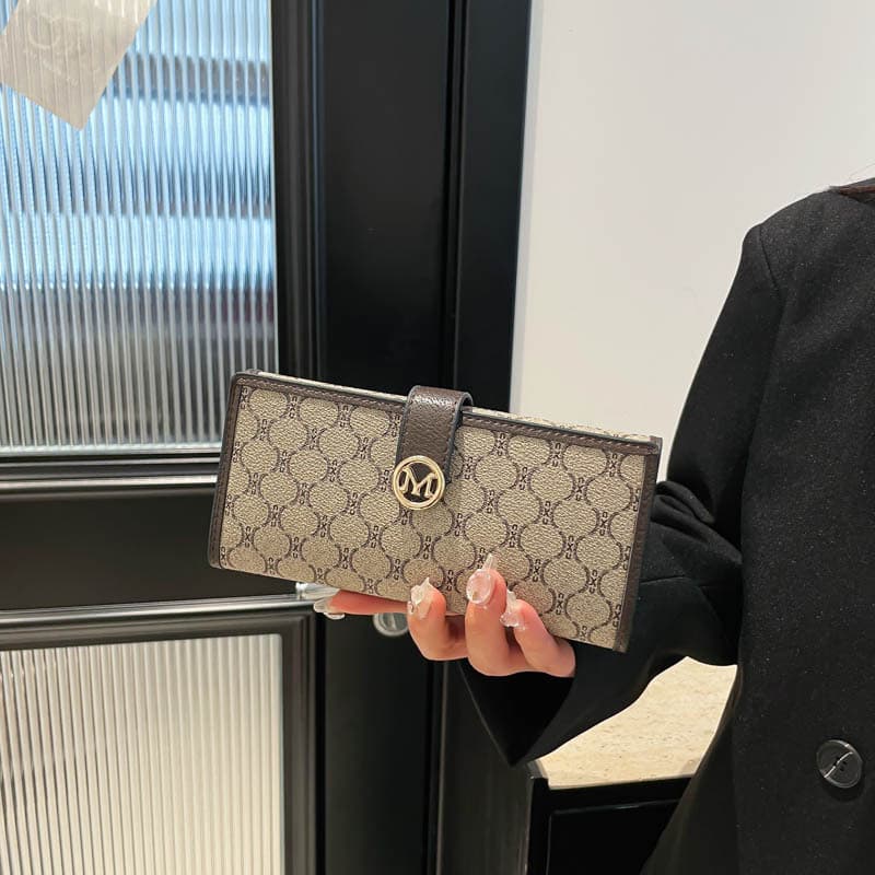 Women's Bags Short Wallet New Style, Multiple Card Slots, Card Holder, Large Capacity, Three Fold Long Wallet, Simple And Versatile Coin Purse