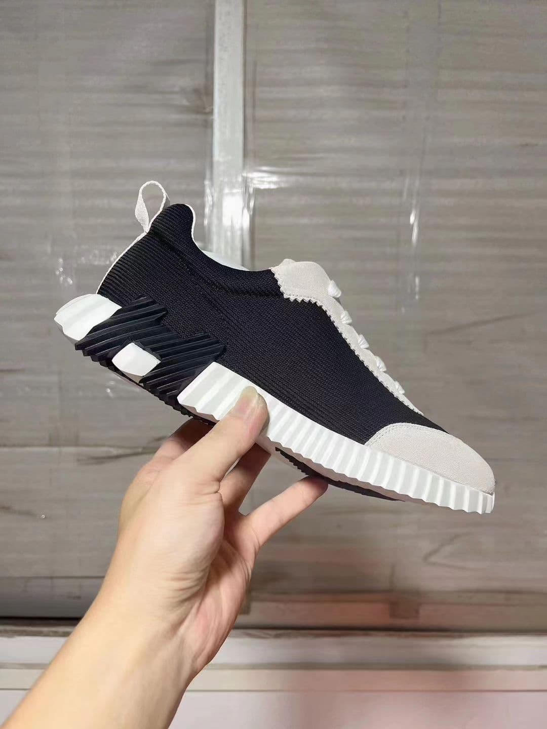 Chaussures de sport en cuir de vachette pour hommes, baskets tendance et respirantes, confortables, style célébrités en ligne