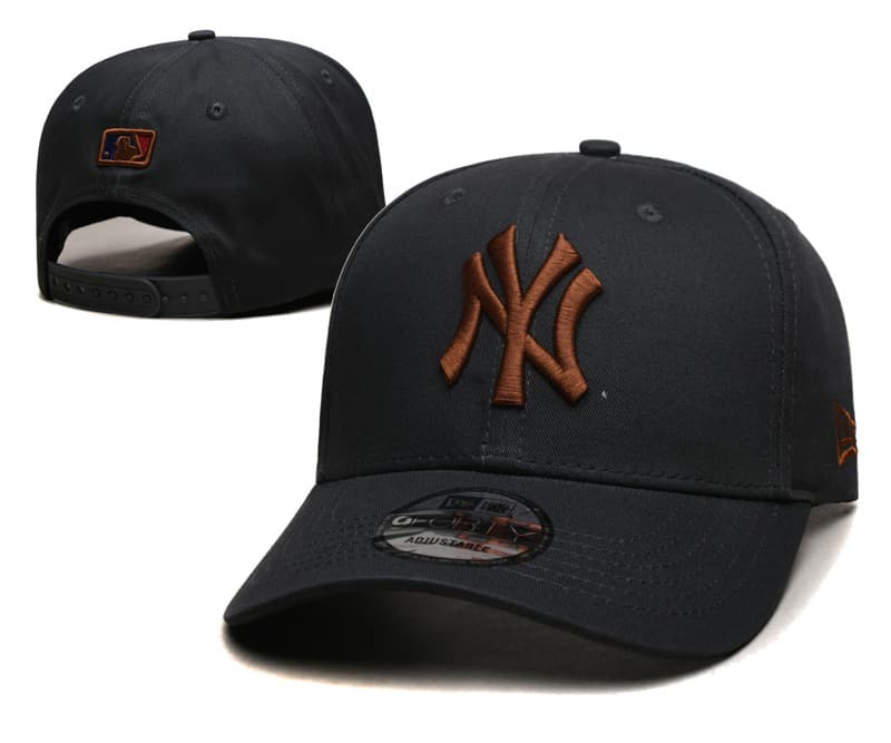 Casquette unisexe transfrontalière, grand logo, visière rigide, broderie, style sport décontracté NY, commerce extérieur