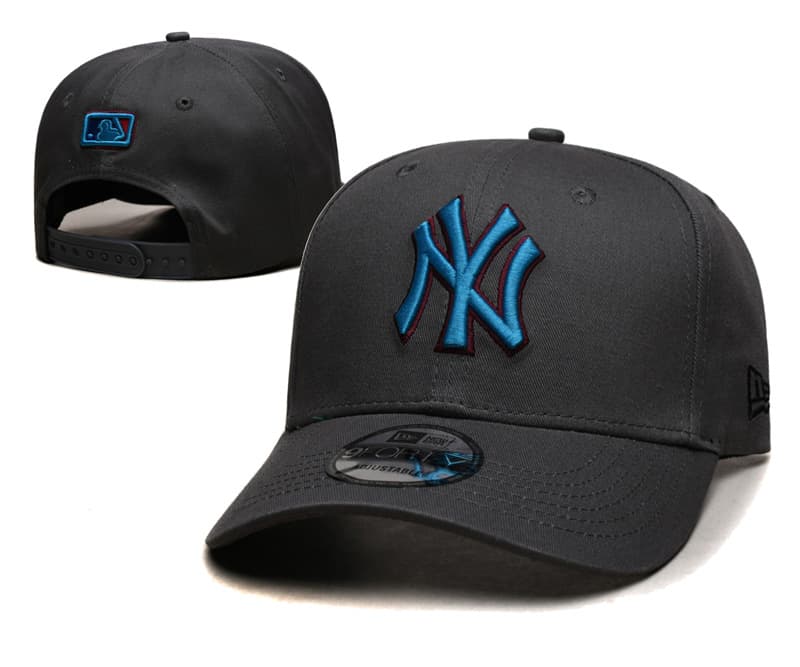 Casquette unisexe transfrontalière, grand logo, visière rigide, broderie, style sport décontracté NY, commerce extérieur