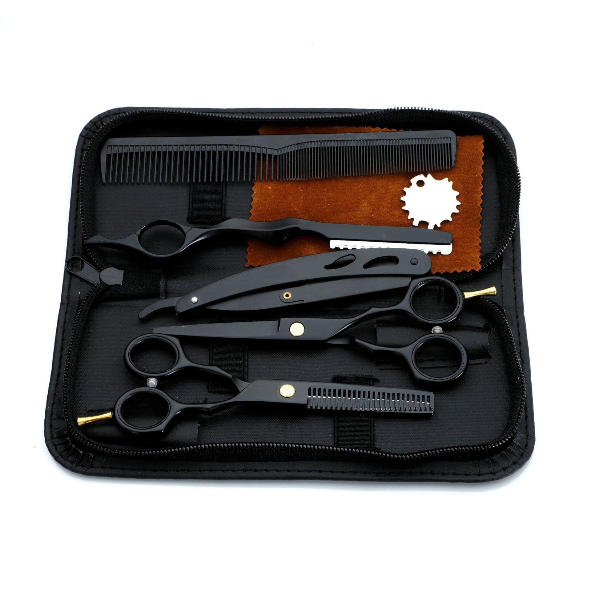 8pcs Hair Scissors Professional Barber Scissors Hairdressing Scissors Hair Accessories Hairdresser Scissor Set