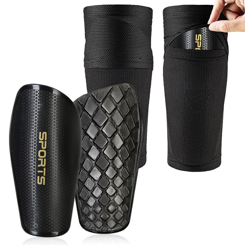 Shin Guards And Socks Combination Two Piece Football Insert Adult Youth Shin Guards And Foot Guards Sports Suit