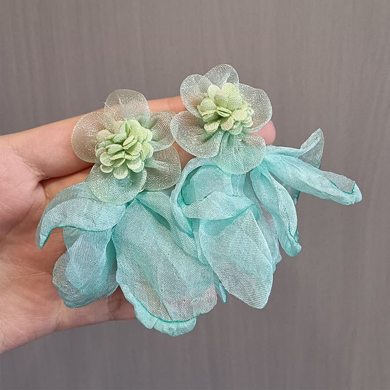 Women’s Jewelry Set Fashion Forest Flower Earrings New Design Niche Unique Earrings Light Luxury High End Bride Earrings For Women