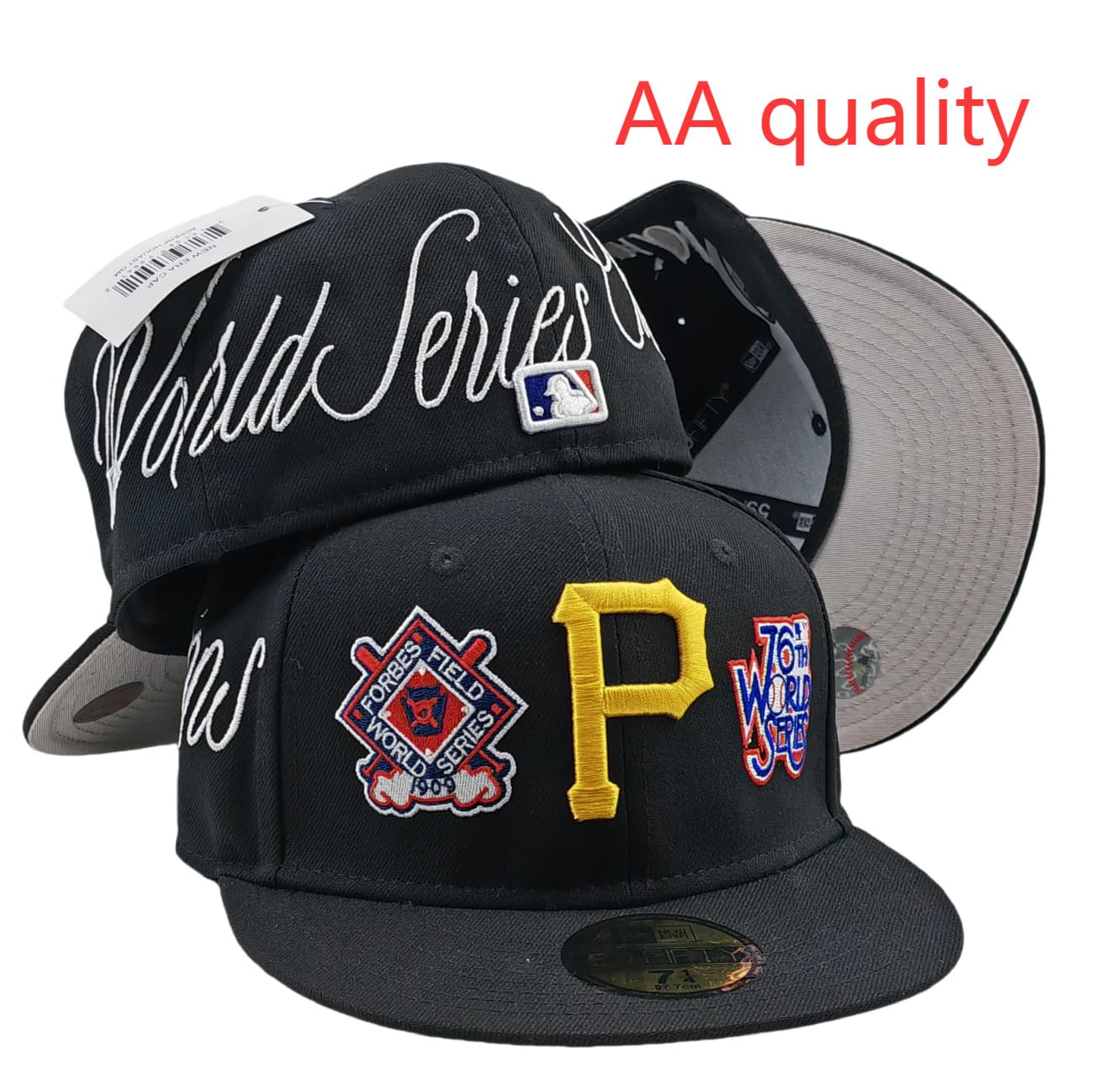 Casquette de baseball tendance 2025, modèle AA, taille unique, visière plate, idéale pour les équipes de commerce extérieur transfrontalier.