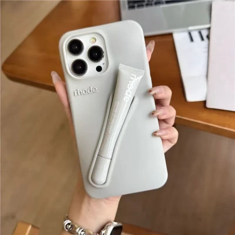 Étui pour rouge à lèvres et gloss TechCore Hailey Style, compatible avec iPhone 15, iPhone 14, iPhone 13, iPhone 17, iPhone 11 et iPhone 16. Desig