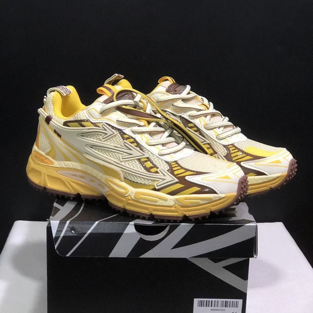 Baskets en cuir neuf, collection Arrow Casual Shoes, chaussures de créateurs pour couples, baskets homme et femme, chaussures de running respirantes