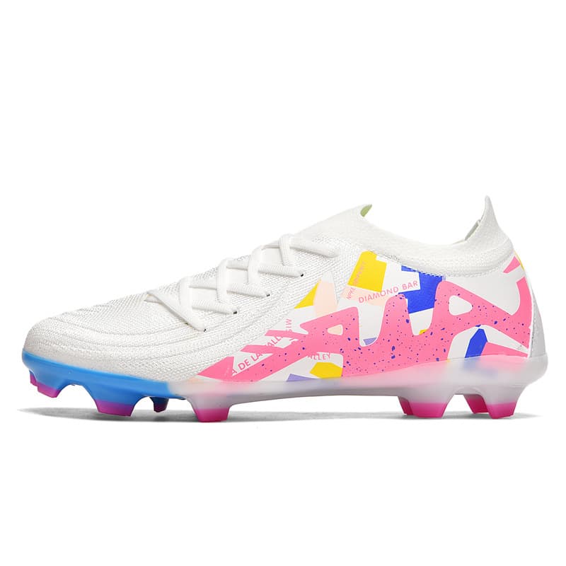 Chaussures de football Nike Mercurial Superfly TF – Tricot dégradé blanc/bleu pour gazon synthétique