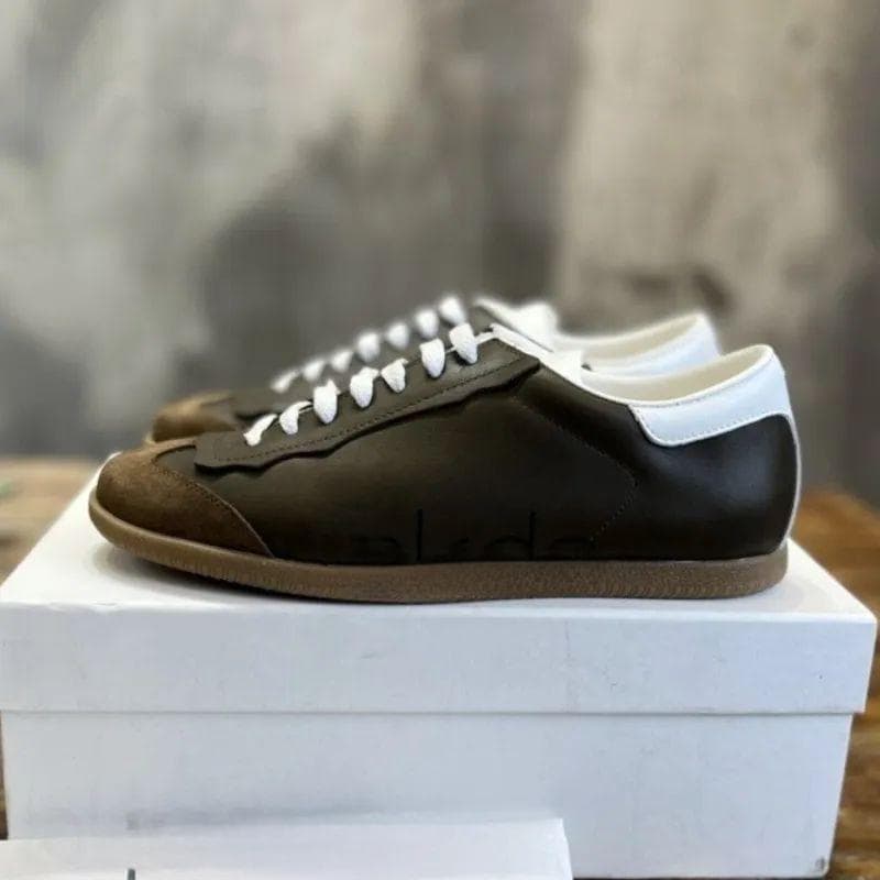 Chaussures d'entraînement originales à lacets de style Margiela, baskets blanches confortables et polyvalentes pour hommes et femmes